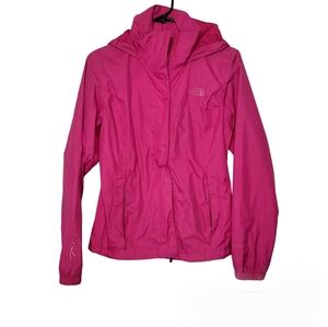 The North Face Fushia Pink Hyvent Dry Rain coat limited Edition ladies Size S